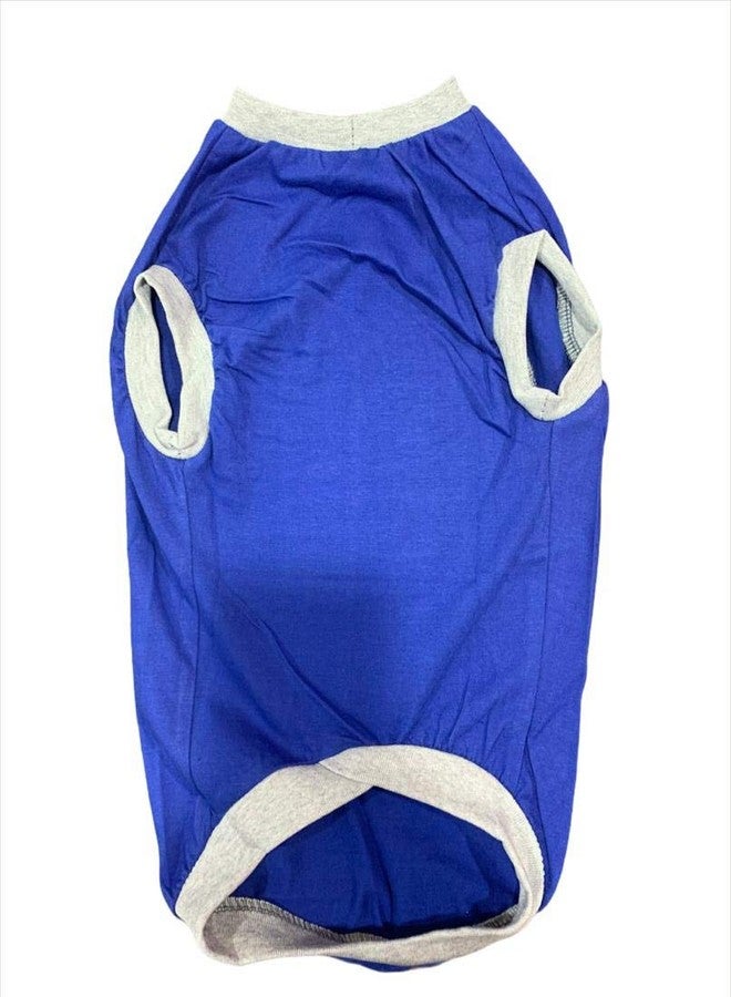 CHOOSTIX Summer Dog T-Shirt, Doguinions, Royal Blue, 24", 200g - Image 3